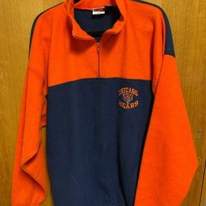 VINTAGE NFL The Edge Chicago BEARS Team Apparel Fleece Jacket Pullover XL